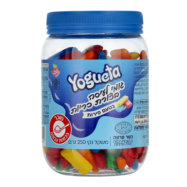 יוגטה מסטיק כריות 250גרם