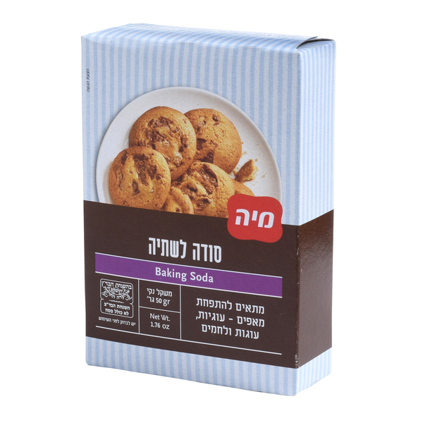ערכים תזונתיים מיה סודה לשתיה קרטון 50 גר