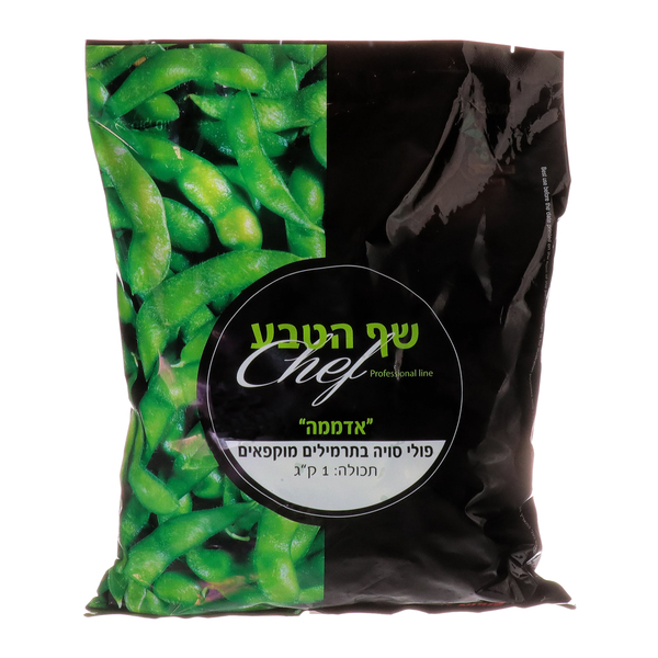 אדממה פולי סויה בתרמילים מוקפאים שף הטבע - מידע תזונתי
