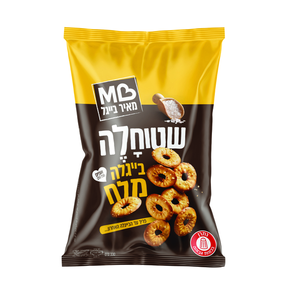 בייגלה שטוח מלח 330 גר` מאיר בייגל - מידע תזונתי