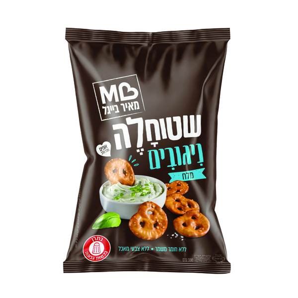 בייגלה שטוח ניגובים מלח 330 גר` מאיר ביי - מידע תזונתי