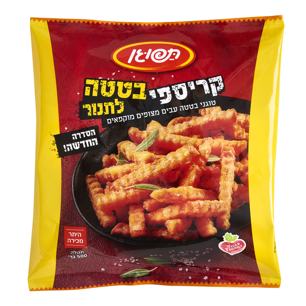 תפוגן צ`יפס בטטה קראנצי 500 גר` - מידע תזונתי