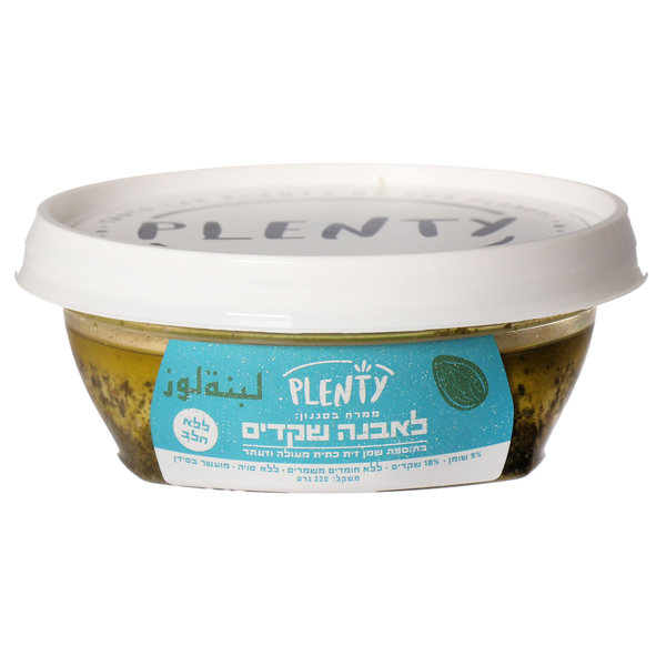 פלטני לאבנה שקדים ללא חלב גביע 220 גרם - מידע תזונתי