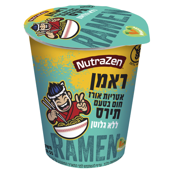 אטריות ראמן אורז חום טעם תירס ללא גולטן - מידע תזונתי