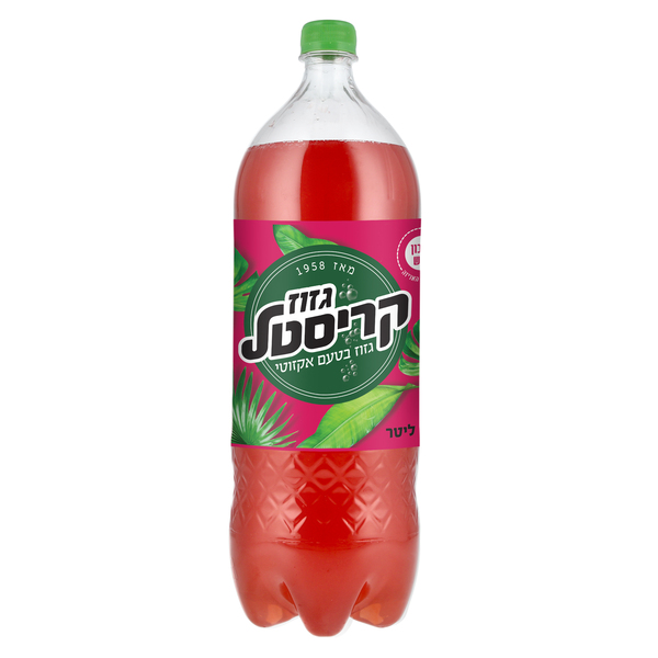 משקה קל קריסטל (2 ליטר) מוגז אקזוטי - מידע תזונתי