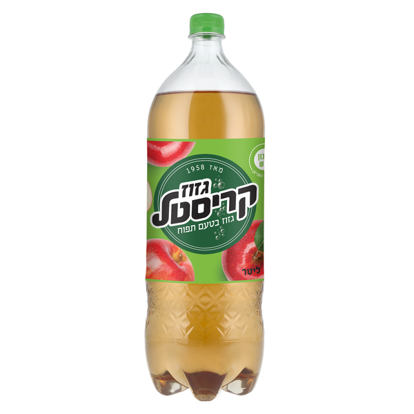 משקה קל קריסטל (2 ליטר) מוגז תפוחים - מידע תזונתי