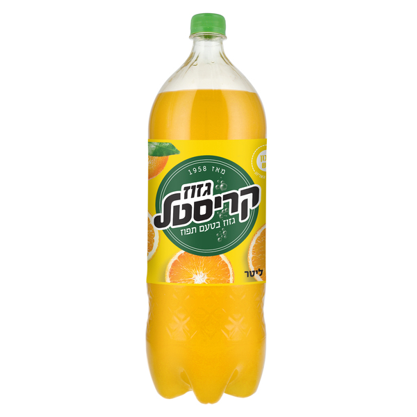 משקה קל קריסטל (2 ליטר) מוגז תפוזים - מידע תזונתי