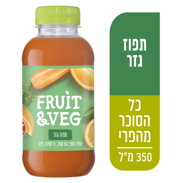 משקה תפוז גזר פרוט&ווג' 350 מ"ל