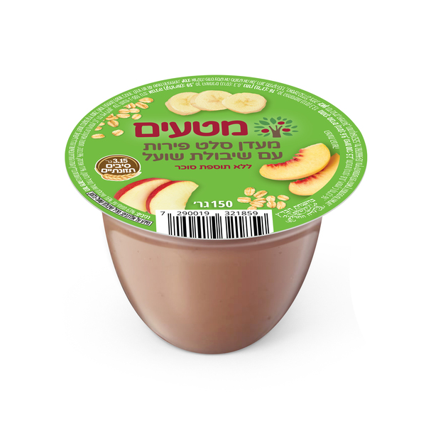 מטעים סלט פירות שיבולת שועל 150 גר` - מידע תזונתי