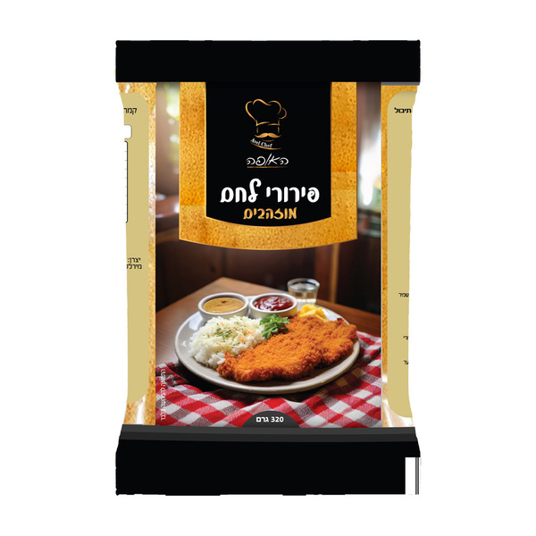 האופה פירורי לחם מוזהבים 320 גר` - מידע תזונתי