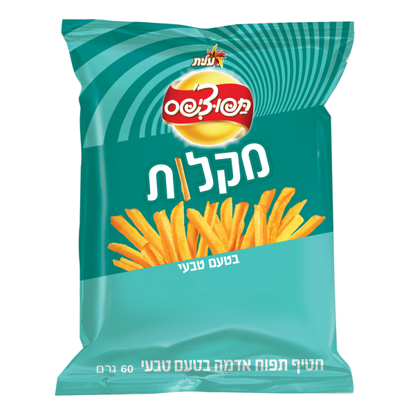 תפוצ`יפס מקלות בטעם טבעי 60 גרם - מידע תזונתי