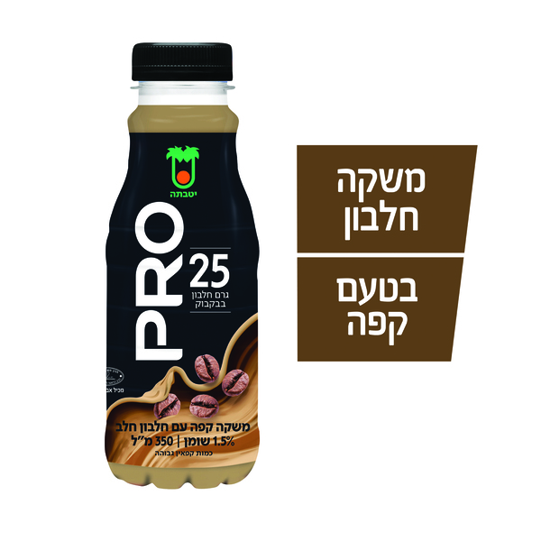 משקה יטבתה פרו קפה 350 מל - מידע תזונתי