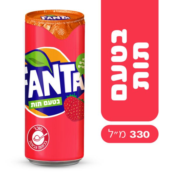 פחית פאנטה תות 330 מל סילק - מידע תזונתי