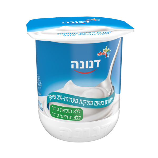 דנונה מעודן ללא סוכר החזרות 150 גר