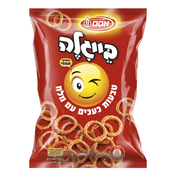 בייגלה טבעות מלח אסם 400 גרם