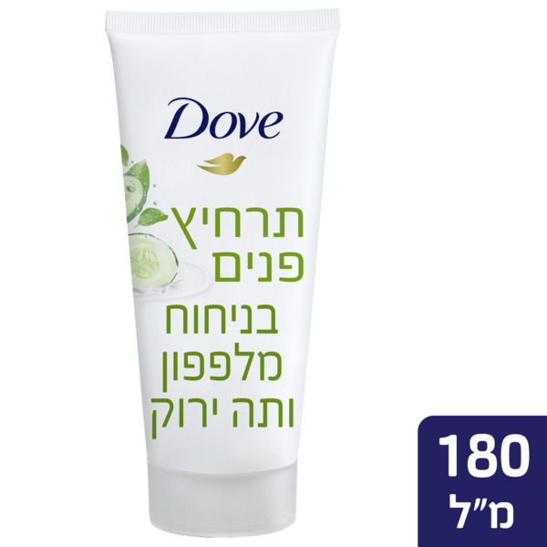 תרחיץ פנים בניחוח מלפפון ותה ירוק לכל סוגי העור