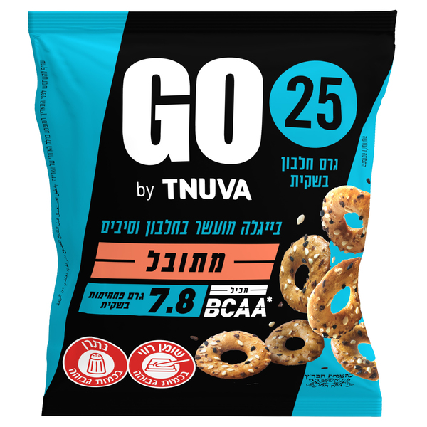 בייגלה GO מתובל מעושר בחלבון - מידע תזונתי