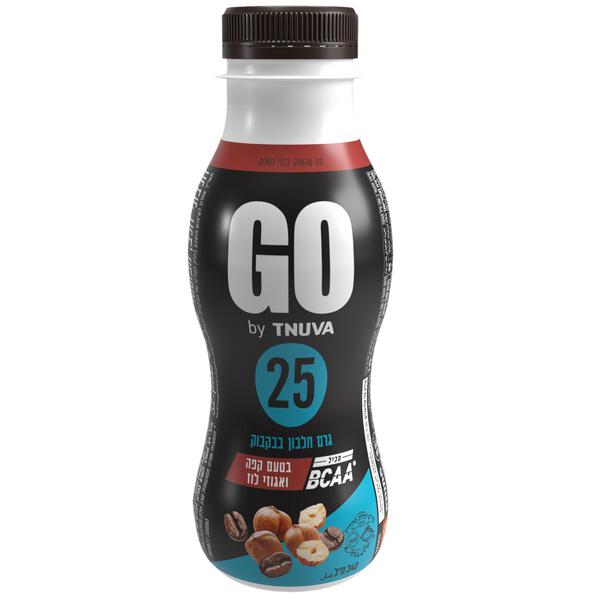 משקה GO טעם קפה אגוזי לוז 340 מל - מידע תזונתי