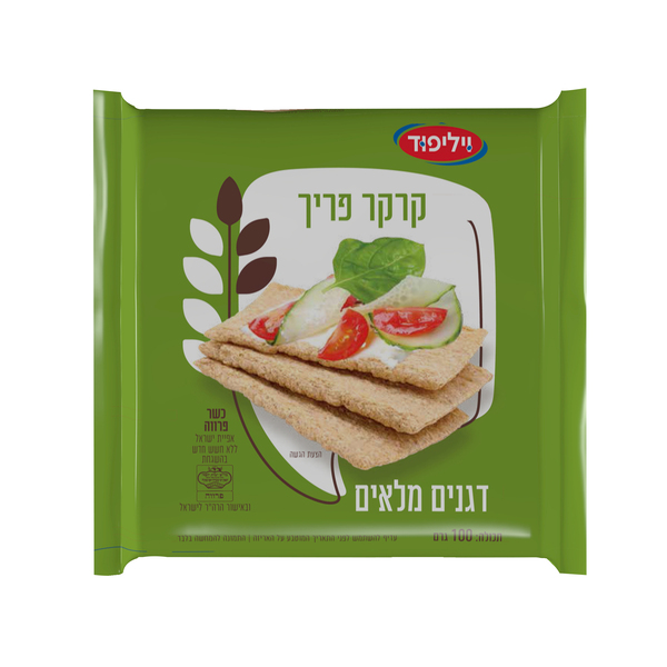 פתית קרקר פריך דגנים מלאים וילי פוד