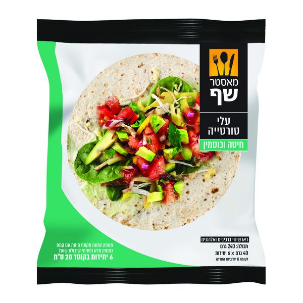 מאסטר שף טורטיות כוסמין 240 גר` - מידע תזונתי