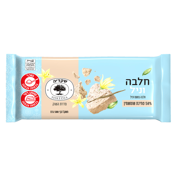 חלבה טעם וניל 500 גר` - מידע תזונתי
