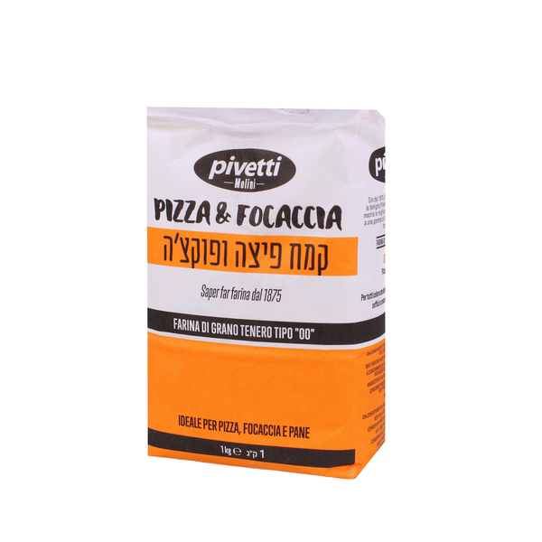 קמח איטלקי לפיצה ופוקצ`ה פיווטי 1 קג` - מידע תזונתי