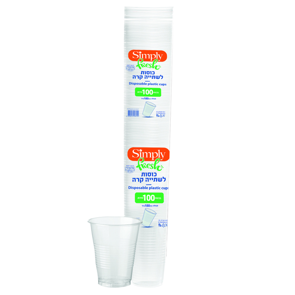 כוסות שתיה קרה 100 יח 180C