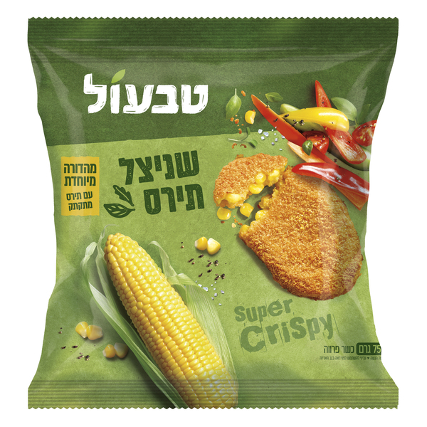 טבעול-שניצל תירס 750 גרם - מידע תזונתי