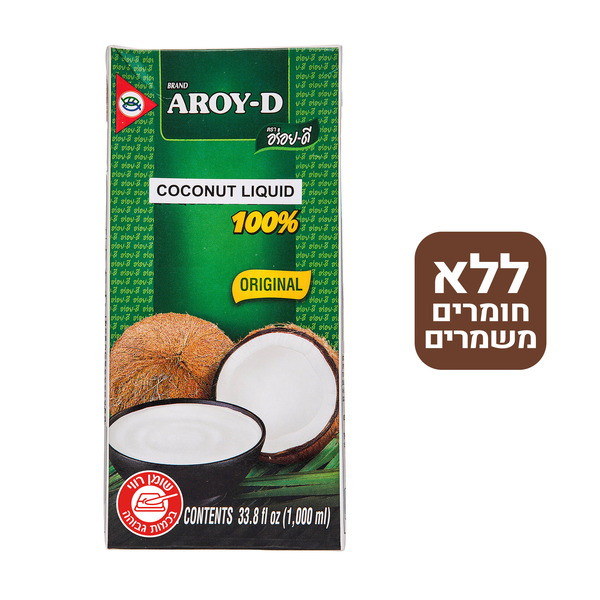 חלב קוקוס 100% 1 ל