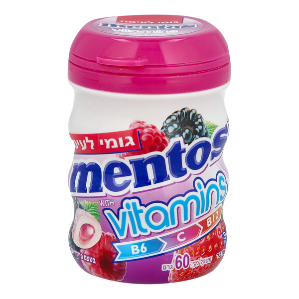 מסטיק מנטוס ויטמינים