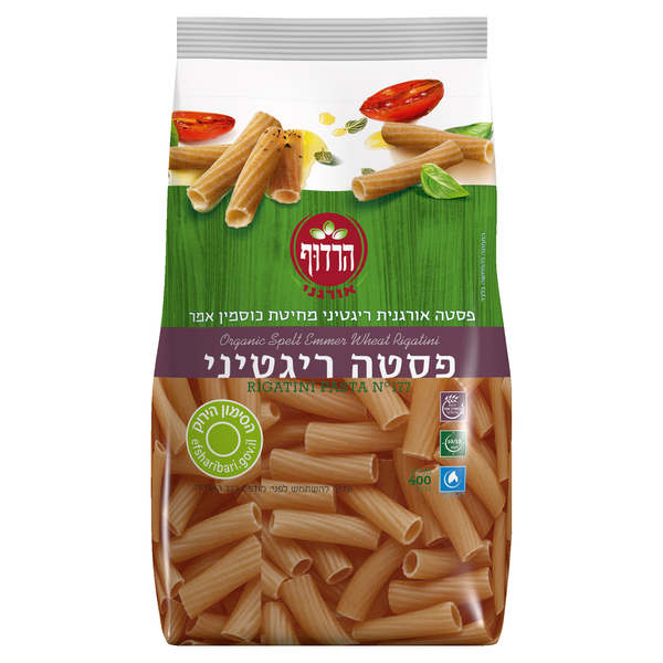 ערכים תזונתיים רגיטיני מחיטת כוסמין אמר אורגני 400 גרם