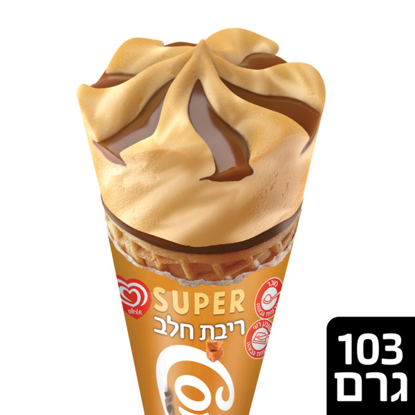 קורנטו בטעם סופר ריבת חלב 108 גרם - מידע תזונתי
