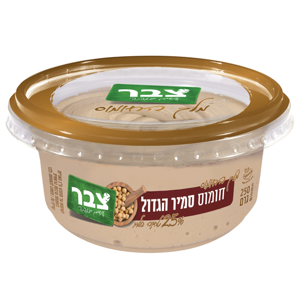צבר סלט חומוס סמיר 250 גרם - מידע תזונתי