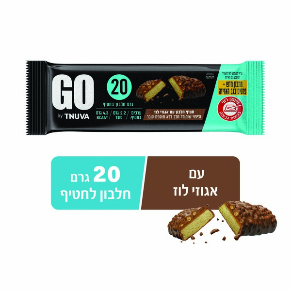 תנובה חטיף חלבון אגוזי לוז ושוקולד חלב 6 - מידע תזונתי