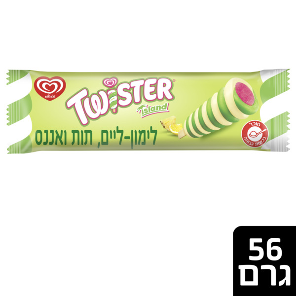 טוויסטר תות לימון 65 מ''ל - מידע תזונתי