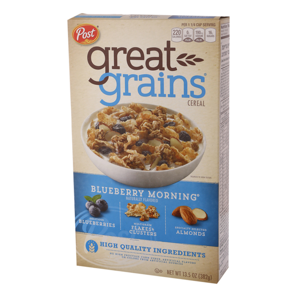 דגני Great Grains עם שקדים ואוכמניות