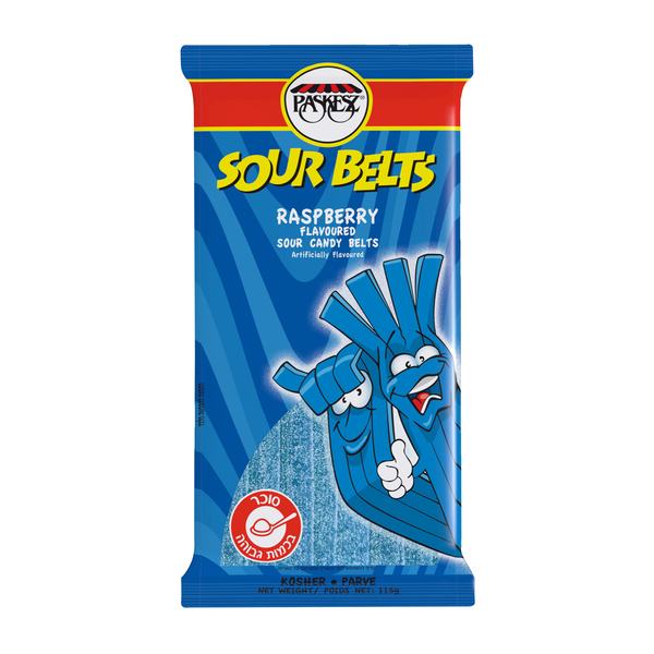 סאוור בלטס Sour Belts בטעם אוכמניות