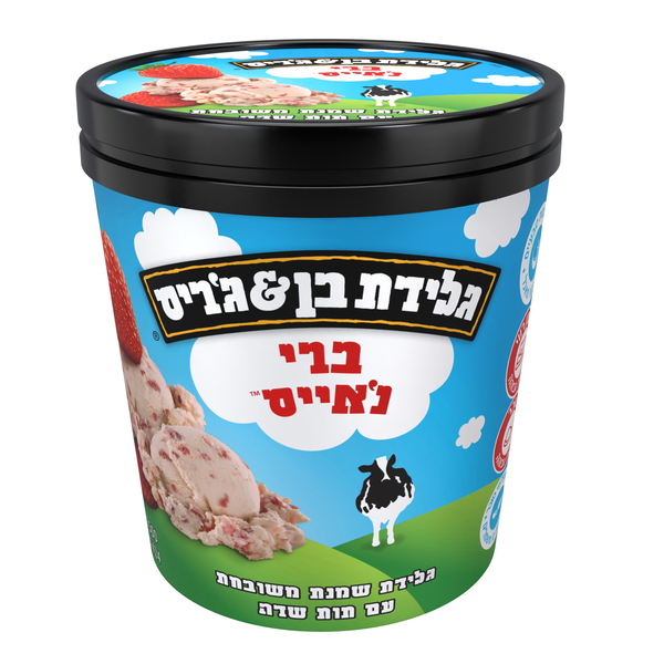 בן אנד גריס גלידת תות שדה 500 מ"ל