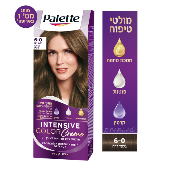 פאלטה צבע לשיער סמי קיט 6-0 גוון בלונד כהה