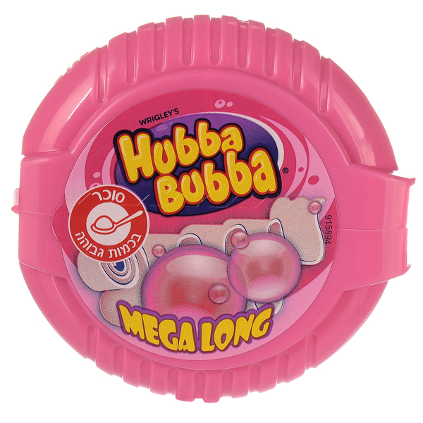 מסטיק הובה בובה Hubba Bubba טייפ בטעם פירות