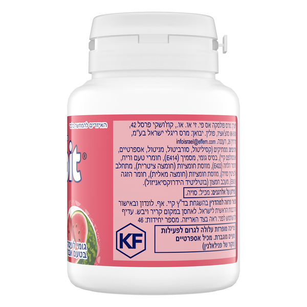 מסטיק אורביט בטעם אבטיח בקבוקון 64גר