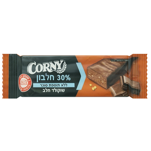 חטיף  קורני חלבון שוקו 50 גרם - מידע תזונתי