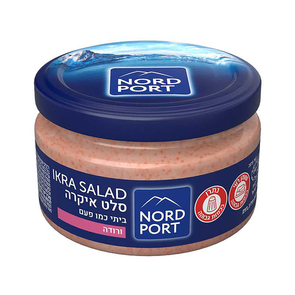 NORD PORT סלט איקרה ורודה 180 גרם