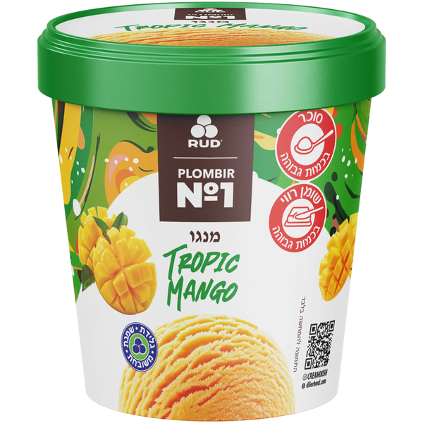 גלידת שמנת משובחת TROPIC MANGO מנגו פיינט 330 גר'