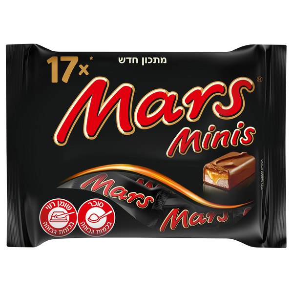 מארז 333 גר' חטיפי מיני מרס