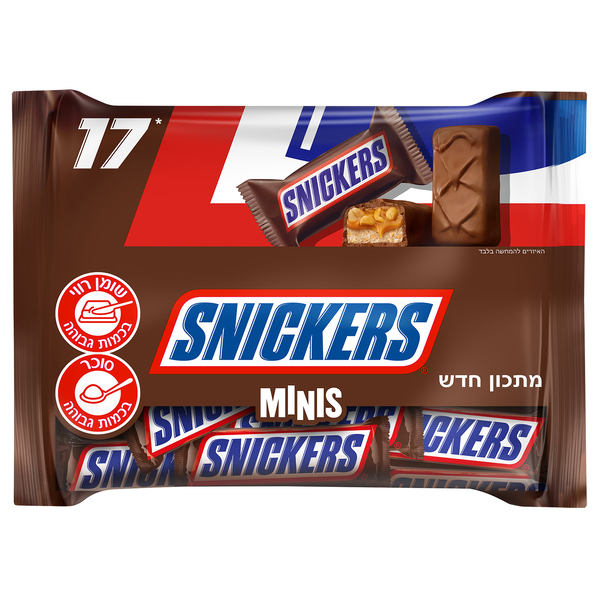 מארז 333 גר' חטיפי מיני סניקרס