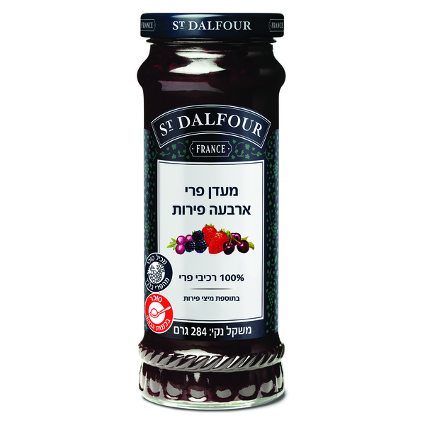 מעדן סאנט דלפור ארבע פירות 284 גר