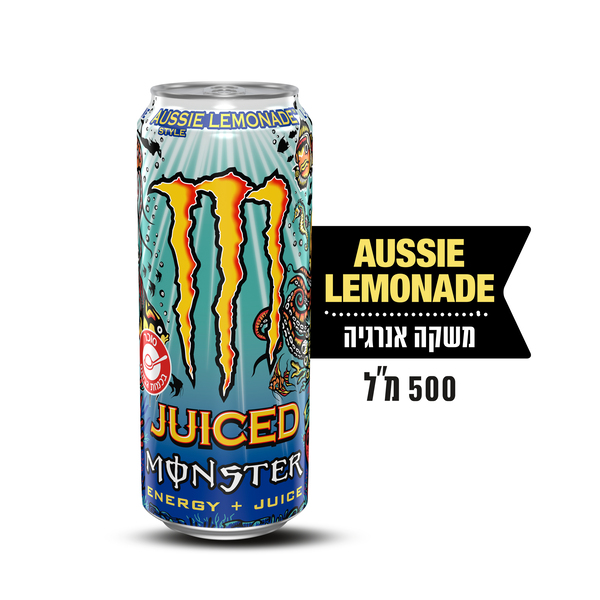 משקה אנרגיה מונסטר Aussie Lemonade 500 - מידע תזונתי