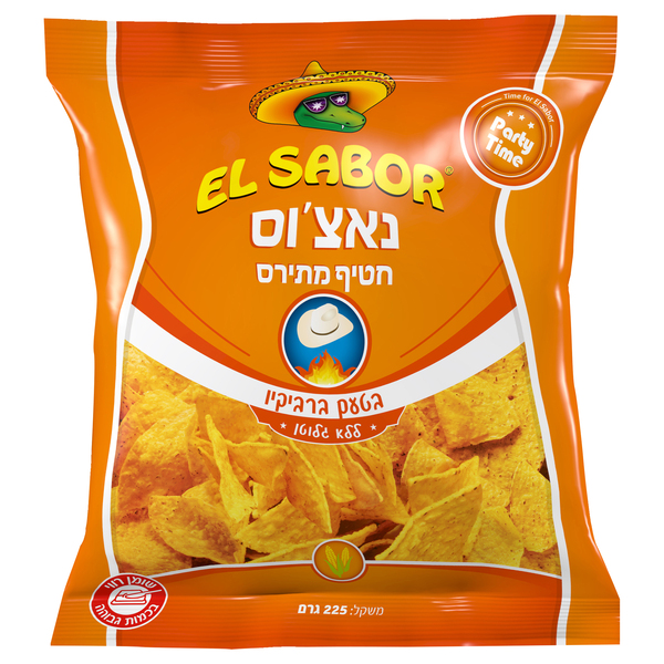 נאצ'וס בטעם ברביקיו 225 גרם (101)ללא גלוטן