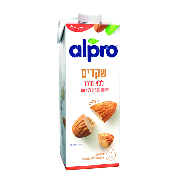 אלפרו משקה שקדים ללא סוכר 1 ליטר - מידע תזונתי